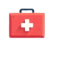 Blue and Red Health Icons Medical Conference Poster (3)